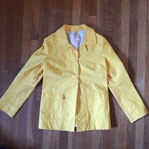 Old Navy Yellow “Rain jacket” Style